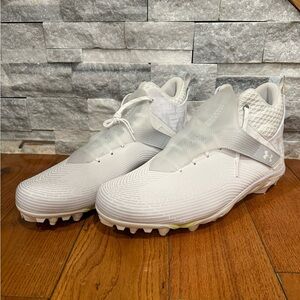 Under Armour All-White Performance Cleats
